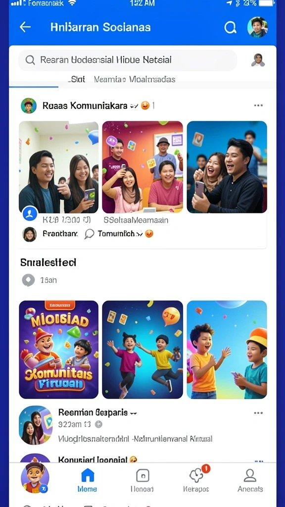 kepo66 - Tampilan home screen yang menarik dan intuitif.